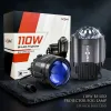 Carhatke 110W Projector Fog Light 3 Inch With High/Low Beam - Blue Lens