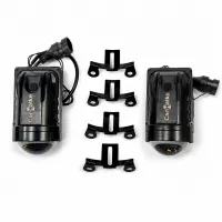 Carhatke 85W 2 Inch Projector Fog Light with High Low Beam & Blue Lens