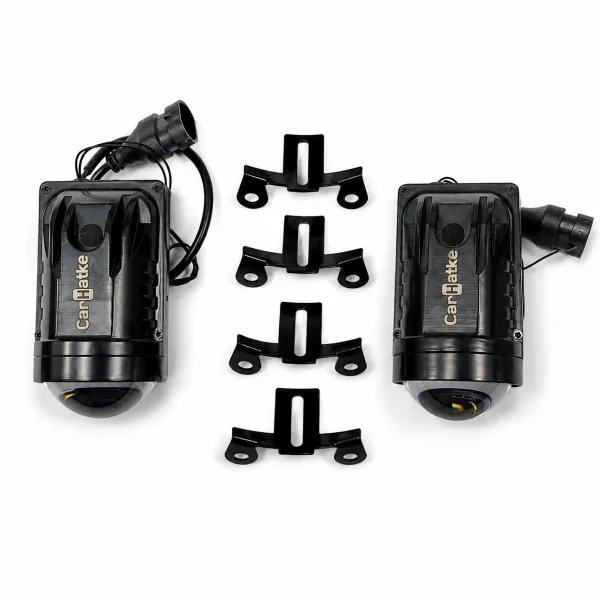 Carhatke 85W 2 Inch Projector Fog Light with High Low Beam & Blue Lens