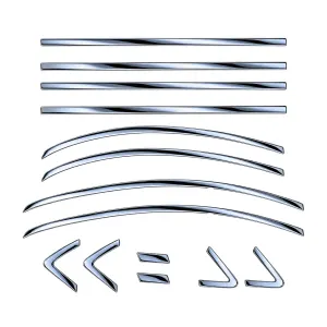 Cnleague Full Window Chrome Garnish Trim for Honda City 2014-20 - 14 Pieces Cnleague Full Window Chrome Garnish Trim for Honda City 2014-20 - 14 Pieces