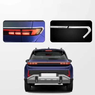 Galio Tail Lamp Chrome Garnish for Hyundai Venue 2025 Onwards