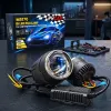 IPH Car M5170 Tri-Colour LED Fog Lamp for Cars | 2-Inch Bi-LED Projector Lights | 3 Colour Modes IPH Car M5170 Tri-Colour LED Fog Lamp for Cars | 2-Inch Bi-LED Projector Lights | 3 Colour Modes