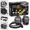 IPH Car M617-H Laser 3" Bi-LED Fog Lamp for Cars | Tri-Colour Projector Lights