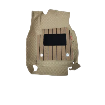 Luxury Florino Floor Mats for Kia Carens EV - Beige Color