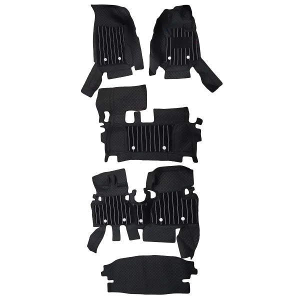 Luxury Florino Floor Mats for Mahindra Scorpio Classic - Black Color Luxury Florino Floor Mats for Mahindra Scorpio Classic - Black Color