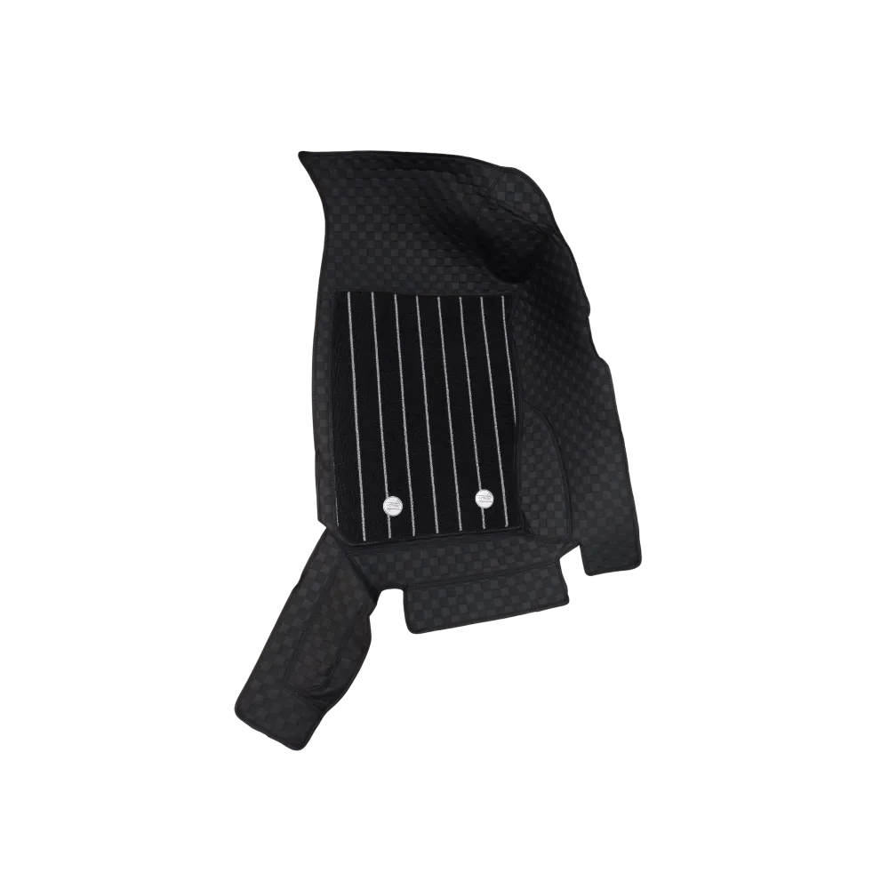 Luxury Florino Floor Mats for Mahindra Scorpio N - Black Color