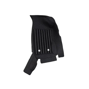 Luxury Florino Floor Mats for Mahindra Scorpio Classic - Black Color