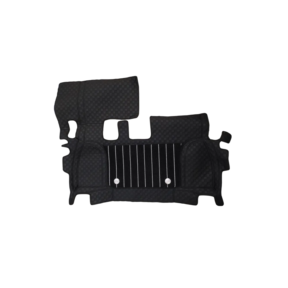 Luxury Florino Floor Mats for Mahindra Scorpio N - Black Color