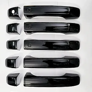 Carhatke Door Handle Cover for Mahindra Scorpio N 2022 Onwards - Glossy Black