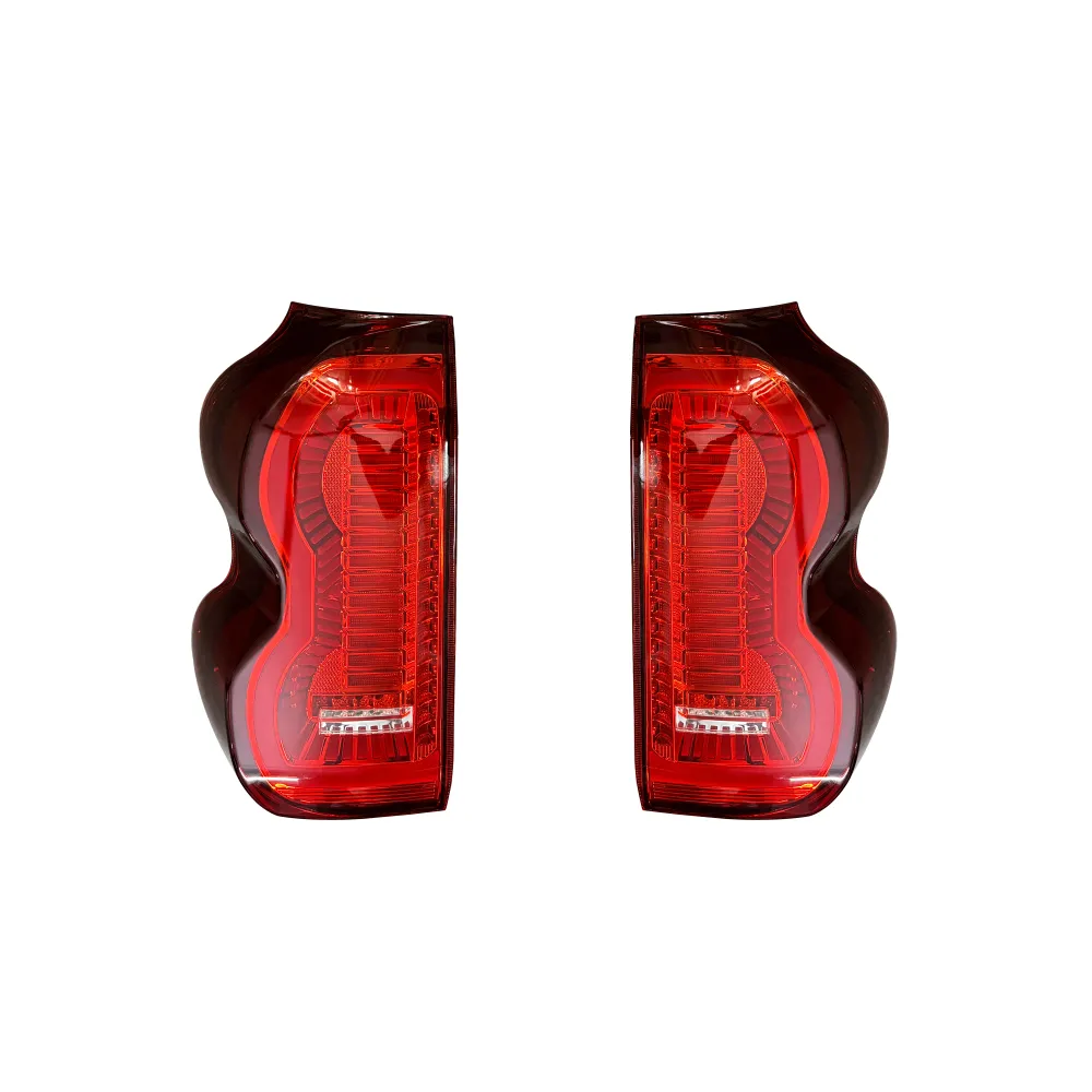 Tail Light And Pillar Light for Mahindra Scorpio 2017 Onwards - Red Glass