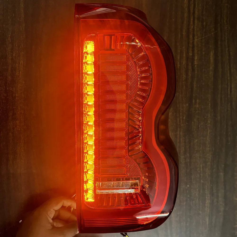 Tail Light And Pillar Light for Mahindra Scorpio 2017 Onwards - Red Glass
