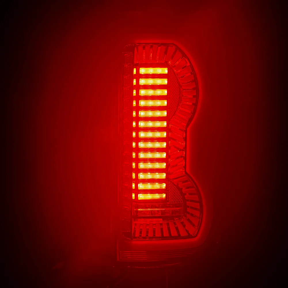 Tail Light And Pillar Light for Mahindra Scorpio 2017 Onwards - Red Glass