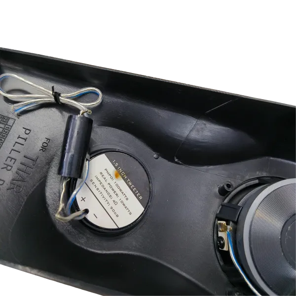 Monster Tweeter and Pillar Pod for Mahindra Thar 2020 Onwards - Black Color