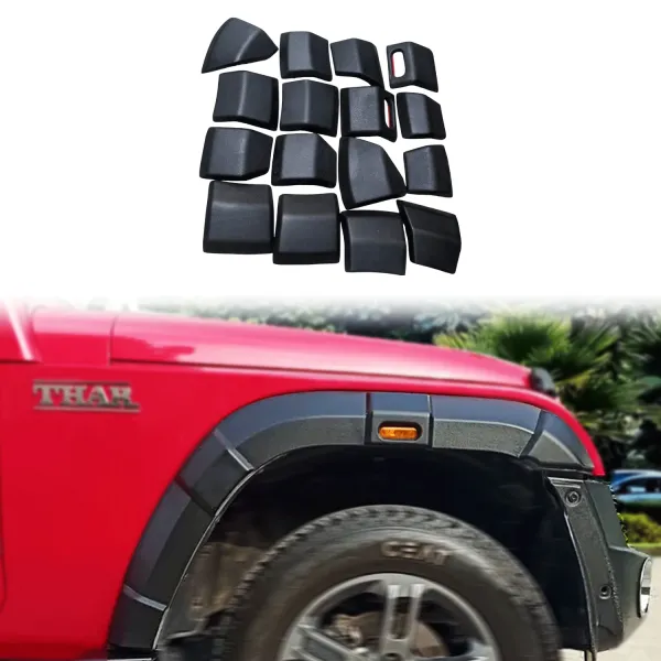 Wheel Arch Cladding for Mahindra Thar 2020 Onwards Wheel Arch Cladding for Mahindra Thar 2020 Onwards