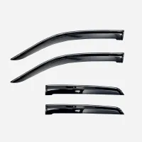 Cnleague Maruti Suzuki Baleno 2022 Onwards Door Visor with Chrome Line
