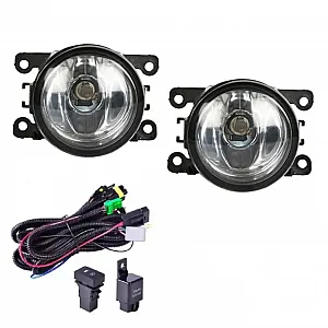 DLAA Fog Lamp With Wiring and Switch For Maruti Suzuki Brezza  2016-2021 - Set of 2