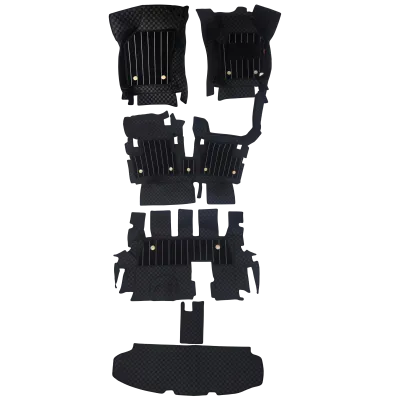 Black Color Luxury Florino Floor Mats for Ertiga 2018-25 CNG Model