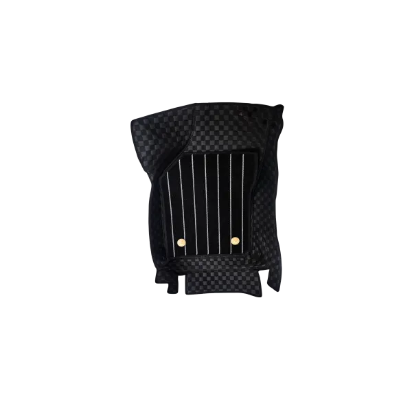 Luxury Florino Floor Mats for Maruti Suzuki Ertiga 2012-18 - Black Color