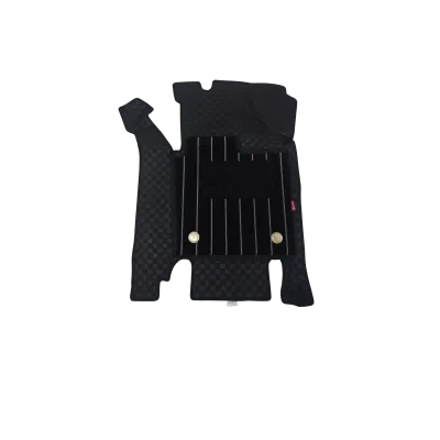 Luxury Florino Floor Mats for MG Hector Plus 6 Seater - Black Color Luxury Florino Floor Mats for MG Hector Plus 6 Seater - Black Color