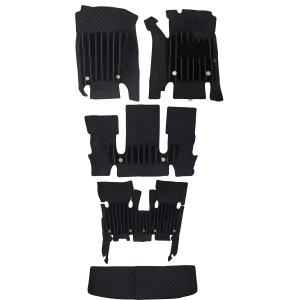 Luxury Florino Floor Mats for MG Gloster -Black Color