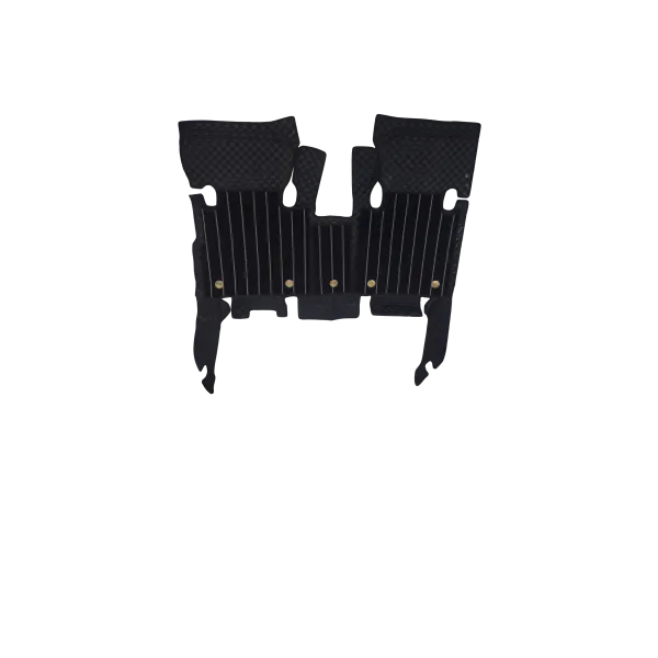 Luxury Florino Floor Mats for MG Hector Plus 6 Seater - Black Color