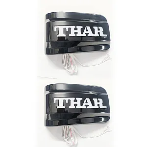 Cnleague Mirror Indicator Lights for Mahindra Thar & Roxx - Glossy Black