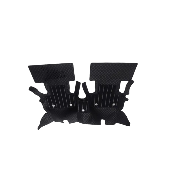 Black Luxury Florino Floor Mats for Tata Harrier EV 2025 Onwards