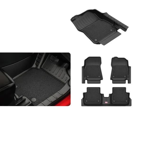 GFX Pro Full Coverage Floor Mats for Tata Nexon 2023 Onwards - Manual Transmission GFX Pro Full Coverage Floor Mats for Tata Nexon 2023 Onwards - Manual Transmission