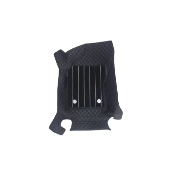 Black Color Luxury Florino Floor Mats for Tata Safari Storm 2012-20