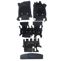 Black Color Luxury Florino Floor Mats for Tata Safari Storm 2012-20