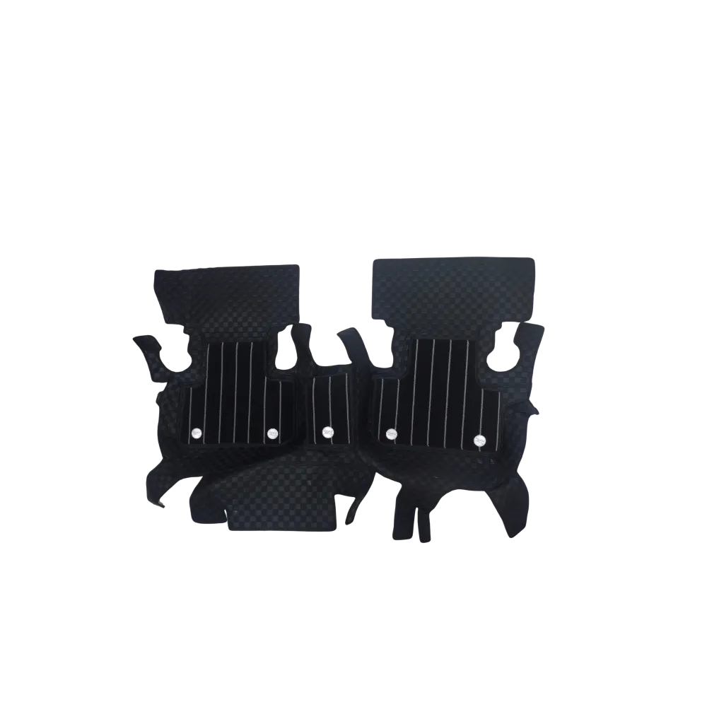 Black Color Luxury Florino Floor Mats for Tata Safari Storm 2012-20