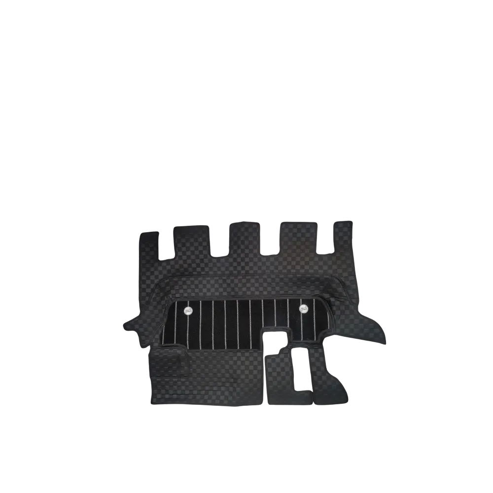 Black Color Luxury Florino Floor Mats for Tata Safari Storm 2012-20