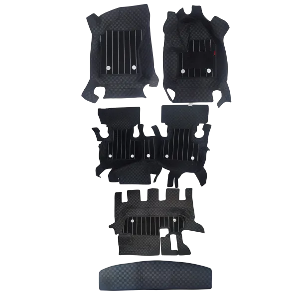 Black Color Luxury Florino Floor Mats for Tata Safari Storm 2012-20 Black Color Luxury Florino Floor Mats for Tata Safari Storm 2012-20