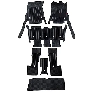 Black Color Luxury Florino Floor Mats for Innova Hycross & Invicto