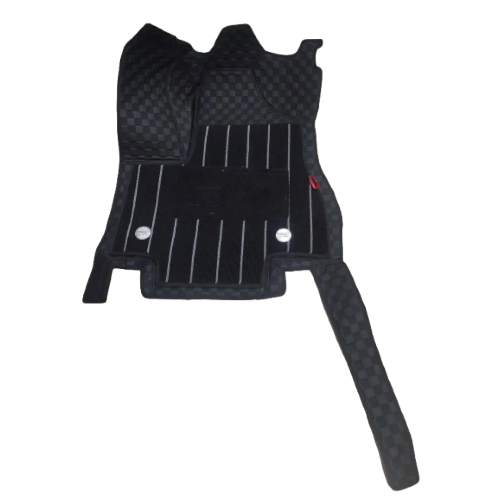 Black Color Luxury Florino Floor Mats for Innova Hycross & Invicto