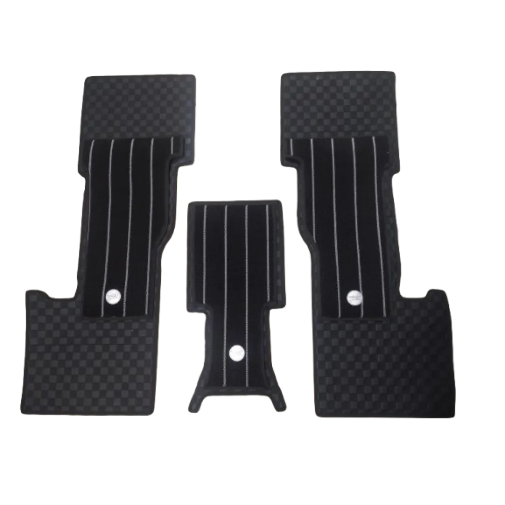 Black Color Luxury Florino Floor Mats for Innova Hycross & Invicto
