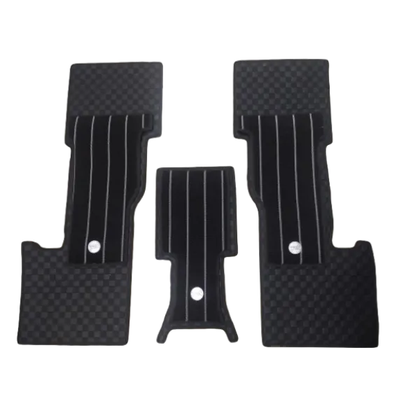 Black Color Luxury Florino Floor Mats for Innova Hycross & Invicto Black Color Luxury Florino Floor Mats for Innova Hycross & Invicto