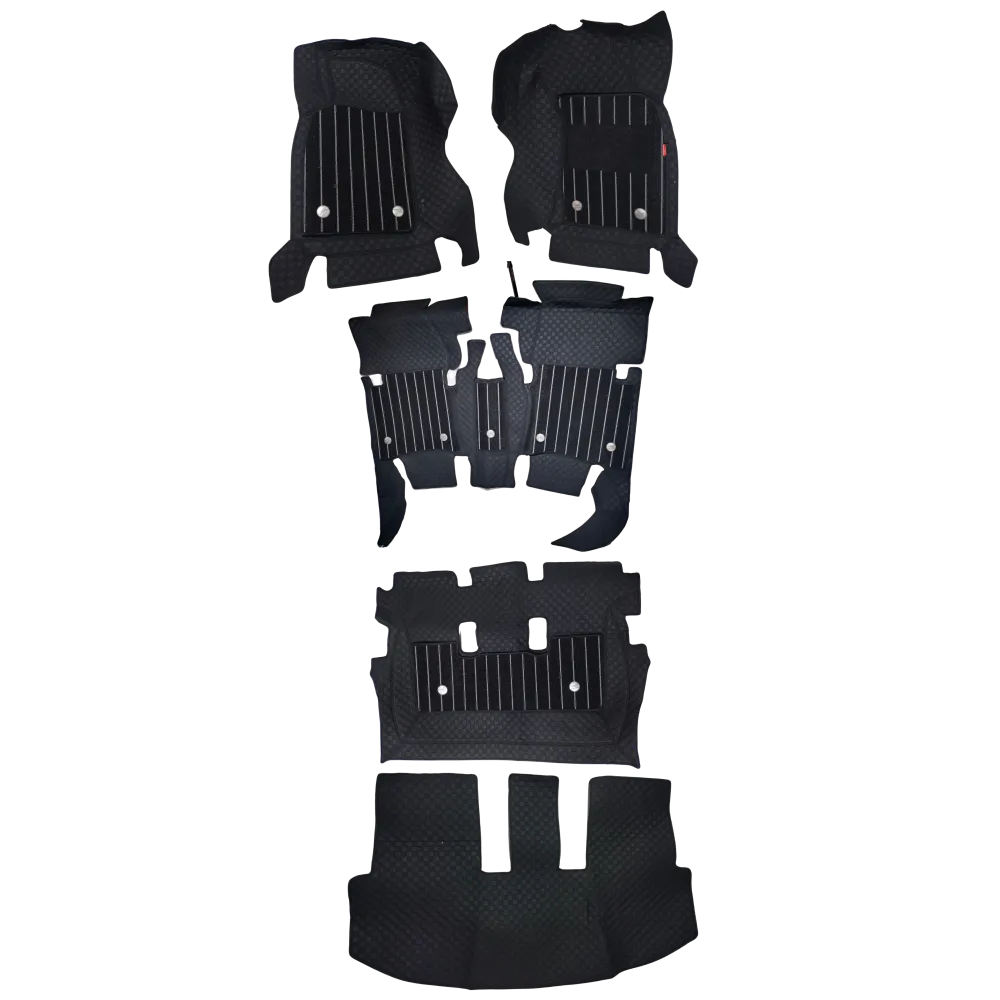 Black Color Luxury Florino Floor Mats for Toyota Innova 2005-16