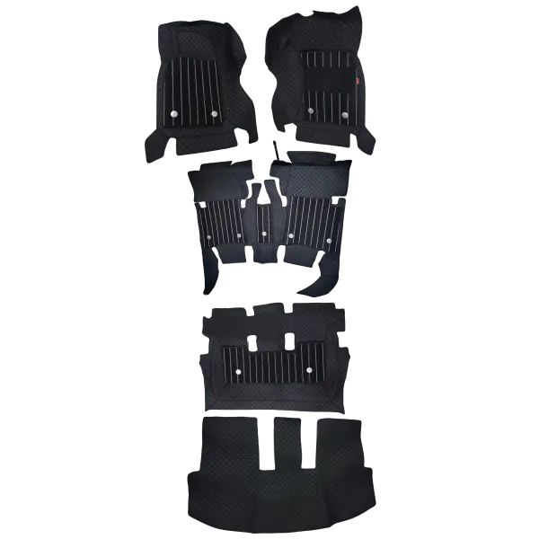 Black Color Luxury Florino Floor Mats for Toyota Innova 2005-16 Black Color Luxury Florino Floor Mats for Toyota Innova 2005-16