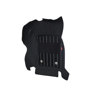 Black Color Luxury Florino Floor Mats for Toyota Innova 2005-16