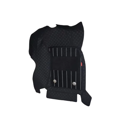 Black Color Luxury Florino Floor Mats for Toyota Innova 2005-16