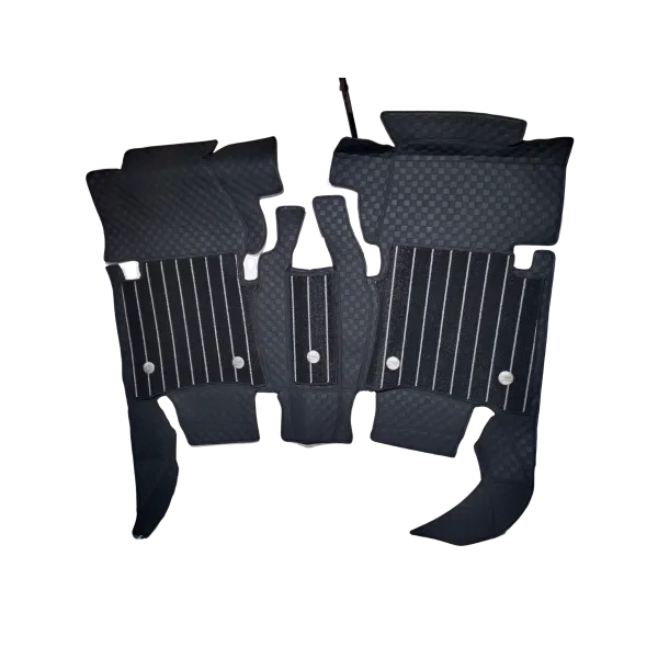 Black Color Luxury Florino Floor Mats for Toyota Innova 2005-16 Black Color Luxury Florino Floor Mats for Toyota Innova 2005-16