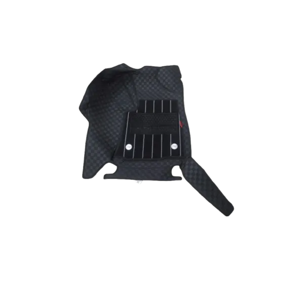 Black Color Luxury Florino Floor Mats for Innova Crysta, New Fortuner & Legender