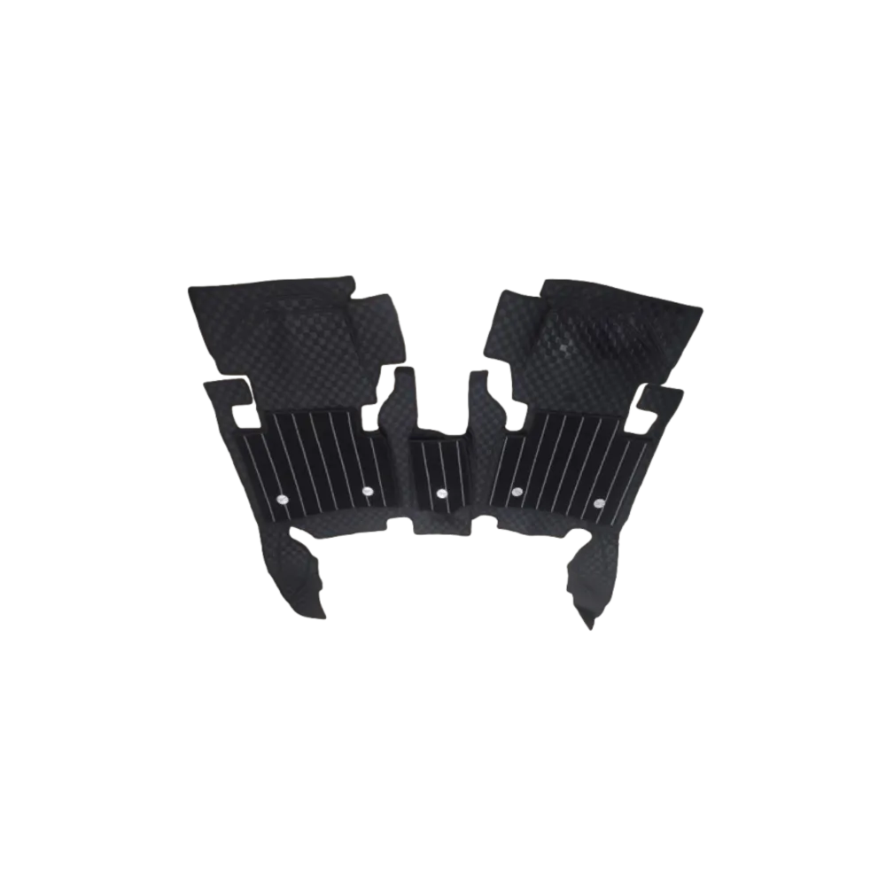 Black Color Luxury Florino Floor Mats for Toyota Fortuner Neo Drive