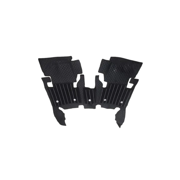 Black Color Luxury Florino Floor Mats for Innova Crysta, New Fortuner & Legender