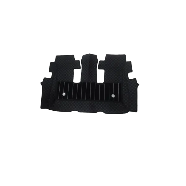 Black Color Luxury Florino Floor Mats for Innova Crysta, New Fortuner & Legender