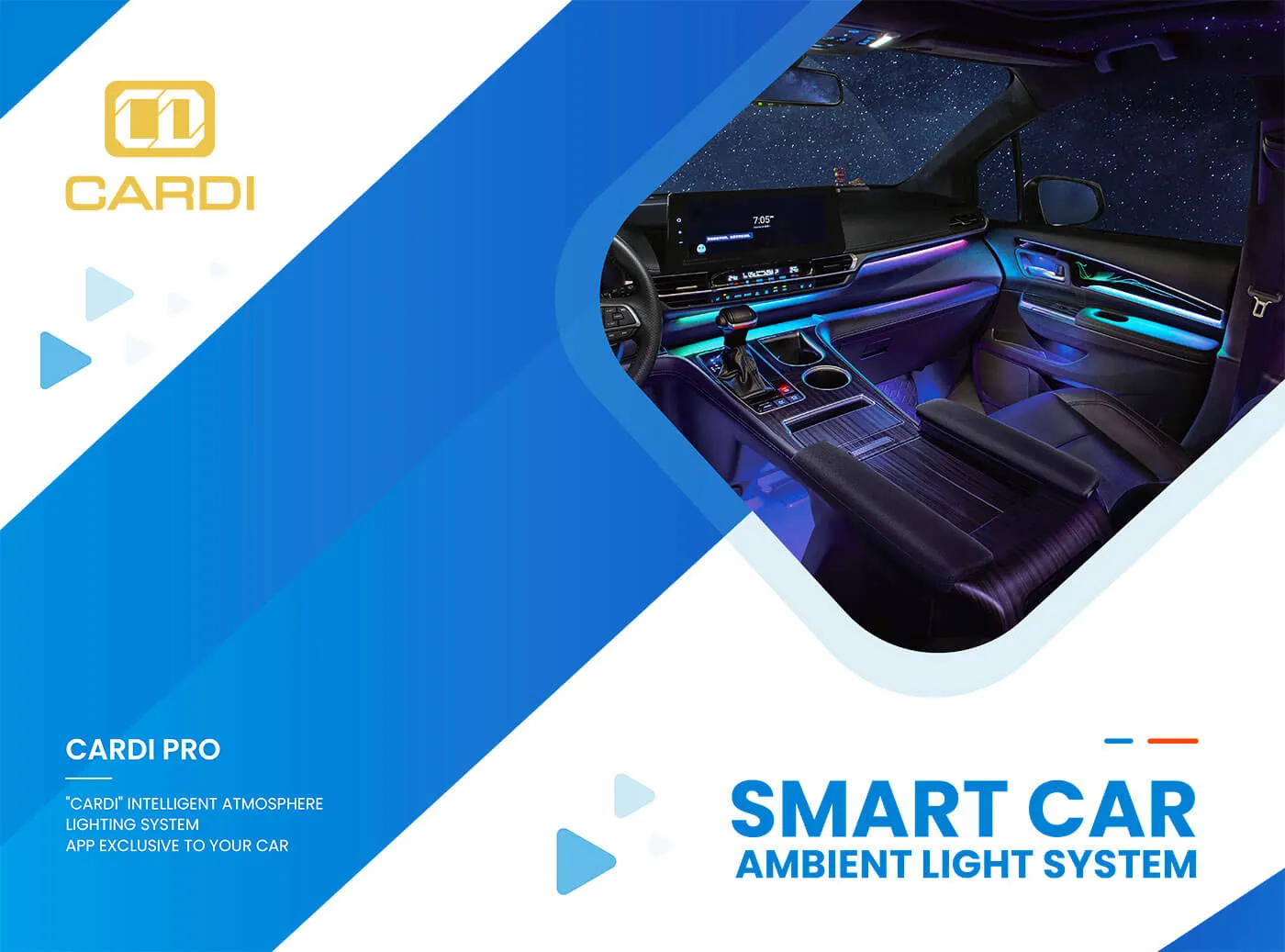 Cardi K3 Active Ultra Ambient RGB LED Interior Lights - 18 Pieces