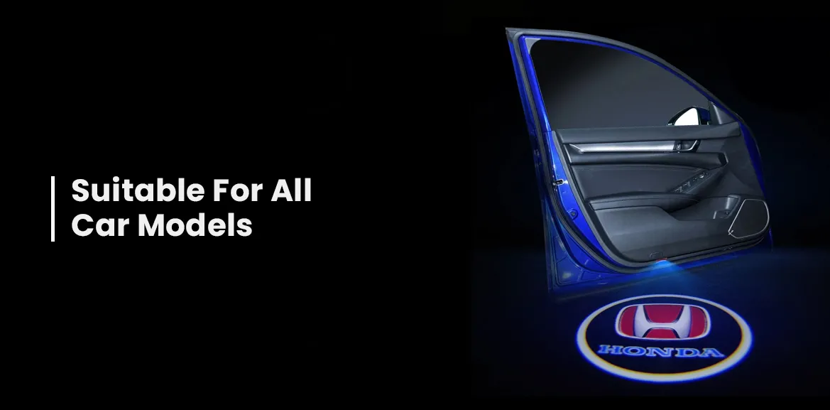 Wireless Honda Logo Shadow Projector Ghost Lights Kit For Honda Brio (Set Of 2Pcs.)