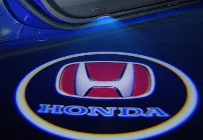 Wireless Honda Logo Shadow Projector Ghost Lights Kit For Honda Brio (Set Of 2Pcs.)