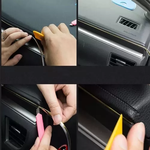 5LED 6M Multi Color RGB App LED Car Atmosphere Interior Light With Optic Fibre Cable, Bluetooth App Control For All Cars 5LED 6M Multi Color RGB App LED Car Atmosphere Interior Light With Optic Fibre Cable, Bluetooth App Control For All Cars
